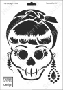 Schablone-Stencil A4 127-1434 Rockebilly Girl